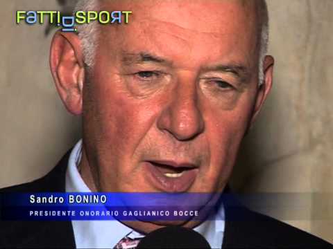Sandro Bonino Presidente Gaglianico Bocce