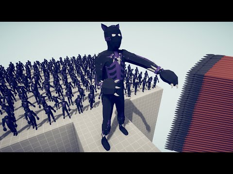 100x BLACK PANTHER + GIANT vs EVERY GOD | Totally Accurate Battle Simulator TABS