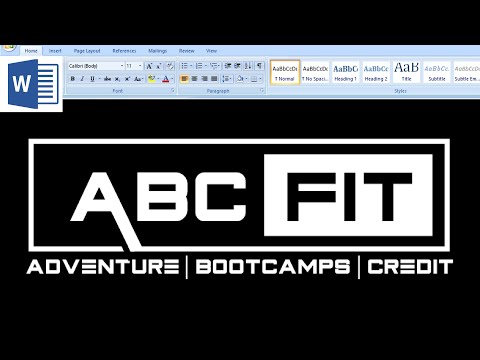 Microsoft Word Logo Design Tutorial How to make logo design in MS Word