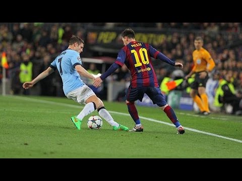 Messi caño espectacular a Milner // Messi amazing panna Milner