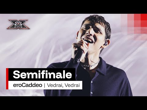 eroCaddeo sings "Vedrai, vedi" by Luigi Tenco | X Factor 2025 Semifinal