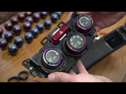 Billetworkz 08-14 Subaru WRX/STI Climate Control Knobs - Install