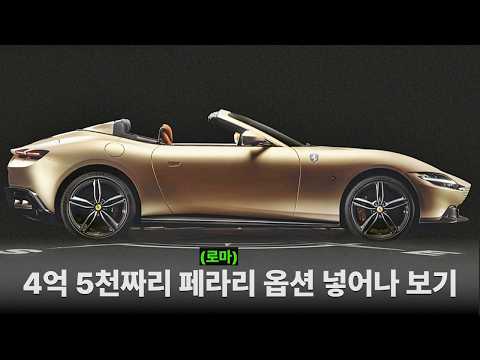 페라리 포르토피노 차주가 알려주는 로마 스파이더 옵션