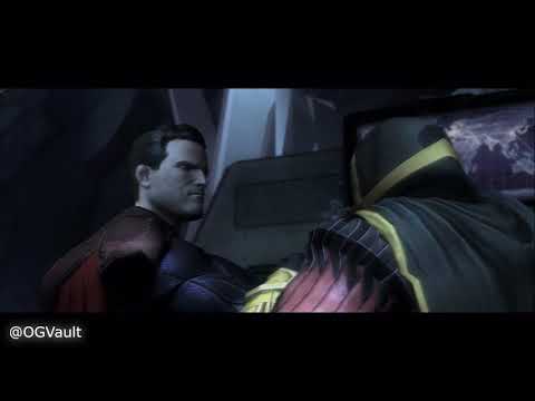 Injustice Gods Among Us Evil Superman Kills Good Shazam Death Scene