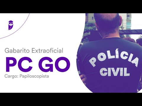 Gabarito Extraoficial PC GO – Papiloscopista