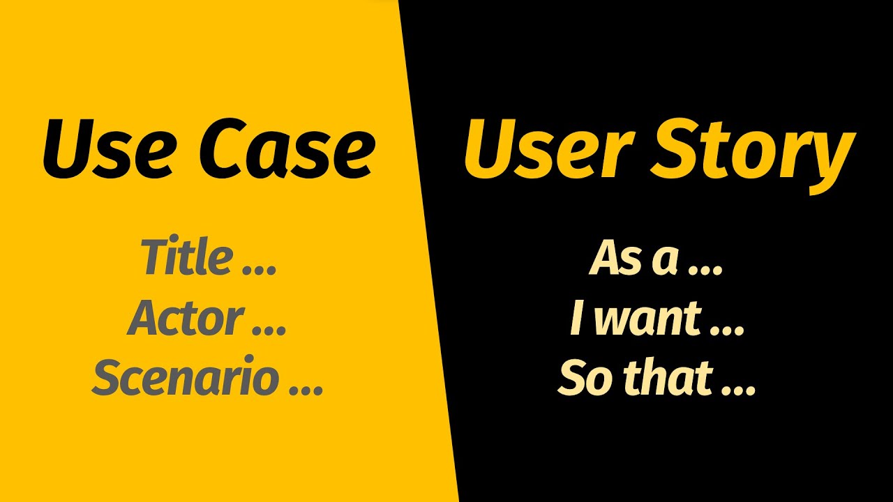 What is user story and use case? EN General