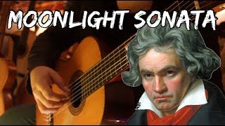 Video thumbnail of "Beethoven no Violão SONATA AO LUAR por Fabio Lima (Moonlight Sonata)"