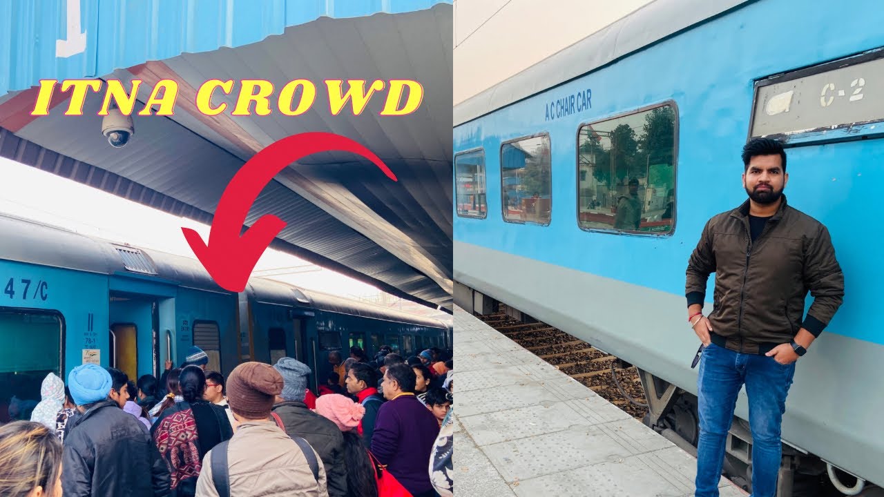 12459 New Delhi Amritsar Intercity Express Full Journey !! Itna Crowd Is Train Me