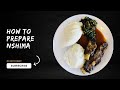How to cook nshima
