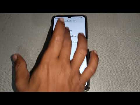 on screen keyboard setting Moto E20, Moto E20 on screen keyboard setting