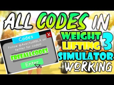 Best Codes For Weight Lifting Simulator 3 Roblox Bellaesa - all working 2019 codes in weight lifting simulator 3 roblox 7
