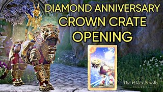 ESO Opening 25 Diamond Anniversary Crown Crates for Radiant Apex Mount