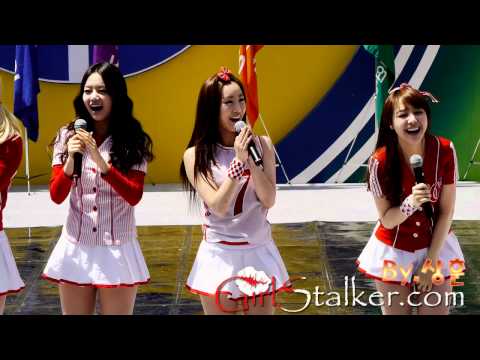 [FANCAM] 110514 Girl's Day - How Do I Look, NLF, Twinkle Twinkle @ Seoul Land Event