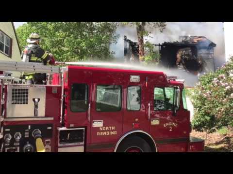 5/20/2017 2nd alarm of fire North Reading Ma with radio traffic