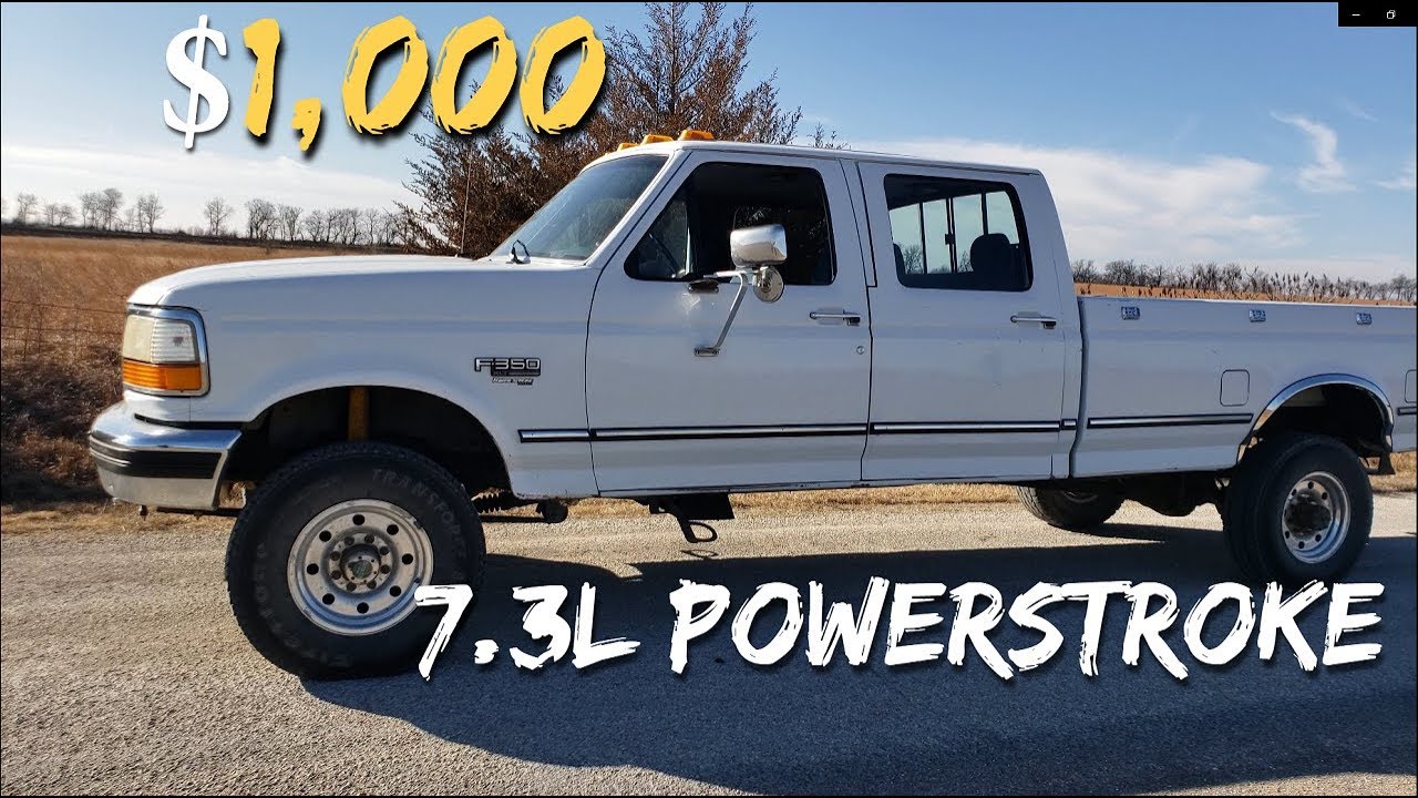 $1,000 AUCTION BUY for Ford F350 7.3L Powerstroke 4X4