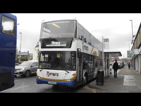 Tyrers Coaches Omnicity Scania CN230UD LX59 CME