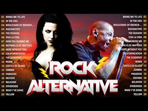 Alternative Rock Of The 90s 2000s - Linkin park, Creed, AudioSlave, Hinder, Metallica, Evanescence