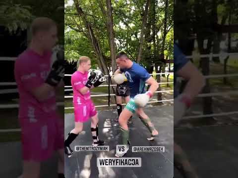TheNitroZyniak vs Arek Wrzosek K1! Wuja vs Wrzosek sparing! Nitro kolejne przygotowania do Fame MMA!