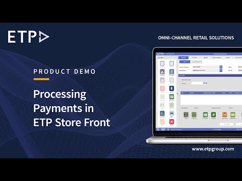 ETP V5 Omnichannel POS | How to Process Payments in ETP Store Front