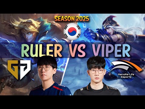 GEN Ruler vs HLE Viper - Ruler EZREAL vs Viper ASHE ADC - Patch 15.4 KR Ranked | lolrec