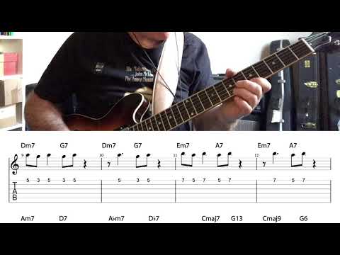 Satin Doll - Learn The Melody - Jazz Guitar Lesson
