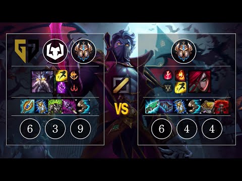 GEN Karis Kassadin vs Katarina Mid - KR Challenger Patch 10.10