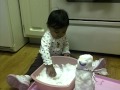 Abigail Eating Snow
