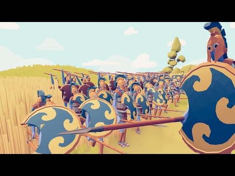 Hoplite formation vs historic factions -  Totally Accurate Battle Simulator