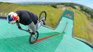 Riding Backwards Down a Ski Slope on ONE WHEEL (World First)