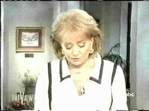 The View - Barbara Walters Statement on Star Jones