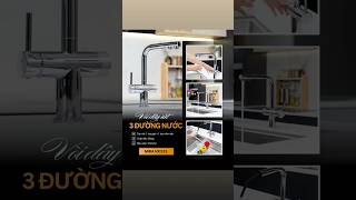 VÒI RỬA BÁT DÂY RÚT 3 ĐƯỜNG NƯỚC NOBINOX MIRA NX333 video 3