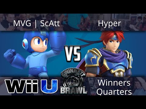Gwinnett Brawl April - MVG | ScAtt (Megaman) vs Hyper (Roy) - Smash 4 Winners Quarters