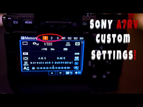 How to Set the Custom Mode Dial on the Sony A7R V