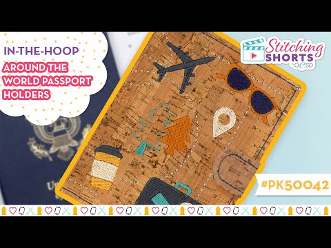 Travel the Machine Embroidery Map with Around the World Passport Holders