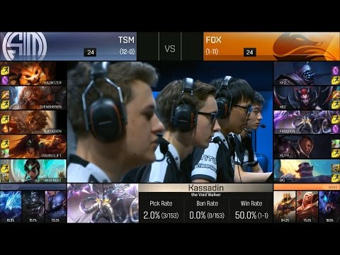 FOX vs TSM Game 2 Highlights - ECHO FOX vs TEAM SOLOMID NA LCS Week 7 Summer 2016