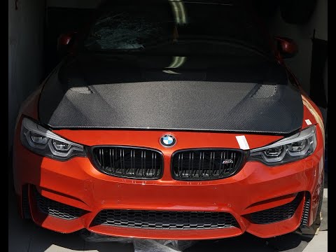 BMW M4 F82 M3 F80 Copetition 2018 Unfall Auto Reparatur Crash Cars Repair