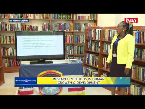 BEP 1102: HUMAN Growth and Development - Research Methods In Human Growth and Development LESSON 2