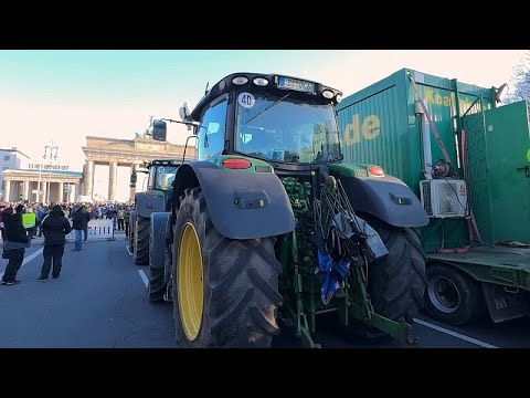 Demo-Woche mit Traktoren: Bauern protestieren in ganz Deutschland