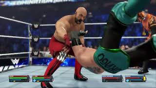 BCW TAG TITLES ELIMINATION CHAMBER #wwe #eliminationchambermatch #wwe2k24