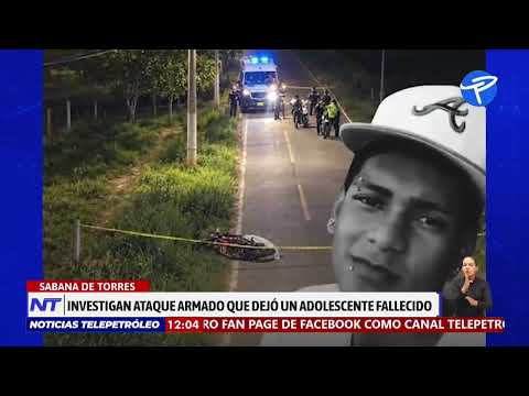 Un menor falleció y otro joven resultó herido en vía a Sabana de Torres