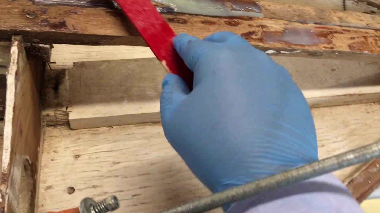 Alcort Super Sailfish ZSA ZSA 01 Nov 18 Bilge Repair and Paint Repair