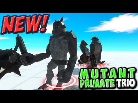 New Mutant Trio! Wolverilla, Scimitarilla & Shaterilla vs Every Unit- Animal Revolt Battle Simulator