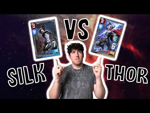 Thor Deck vs Spider-Man Deck - Marvel Duel - How to play Silk, Hogun and Thor!