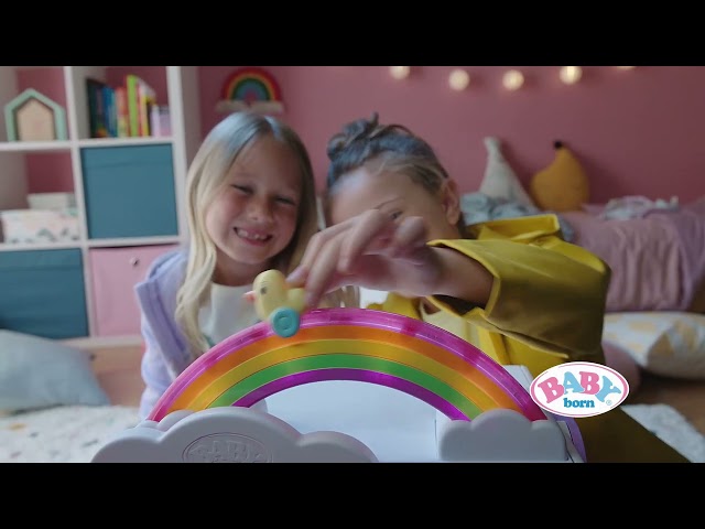 Ігровий набір Baby Born &ndash; Гардероб з веселкою та качечкою (світло, звук)