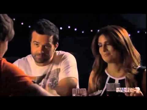 Hannah, Zac, Leah, VJ scene 1 ep 6074