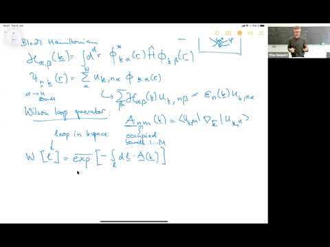 TMS21 Lecture 10. Titus Neupert. Topology Bands from homotopy theory, part 1.