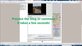 How to add a youtube video to CS blogs