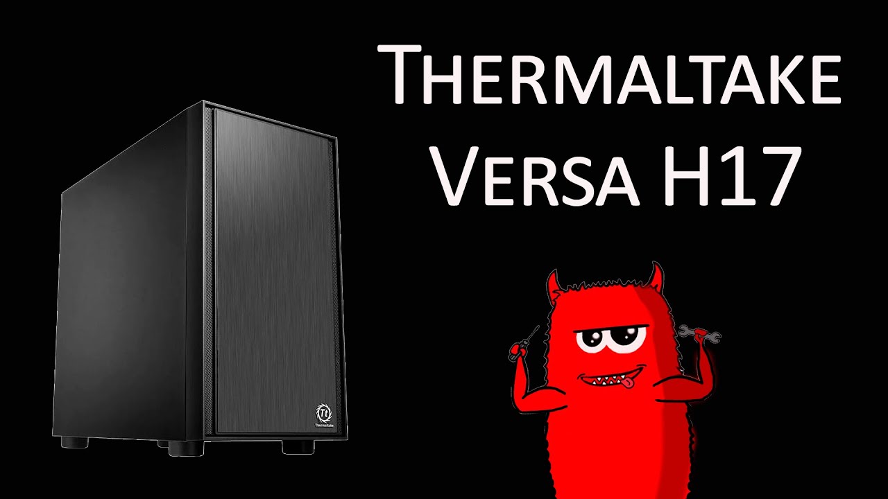 Компьютерный корпус Thermaltake Versa H17, черный