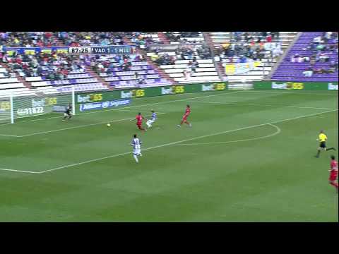 Gol de Óscar (2-1) en el Real Valladolid - RCD Mallorca - HD