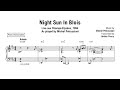 Night Sun In Blois - Michel Petrucciani - Piano transcription